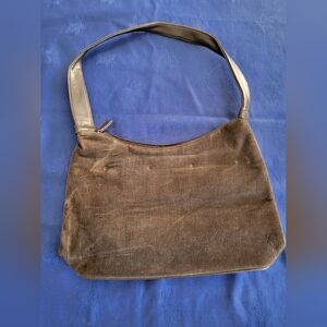 Croft & Barrow Brown Corduroy Shoulder Bag